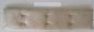 Preview: Fensterbank Auflage ca. 20 x 100 cm mit Klettpunkten Mikrofaser honig